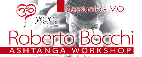 Roberto Bocchi Ashtanga Yoga Workshop Ottobre 2016